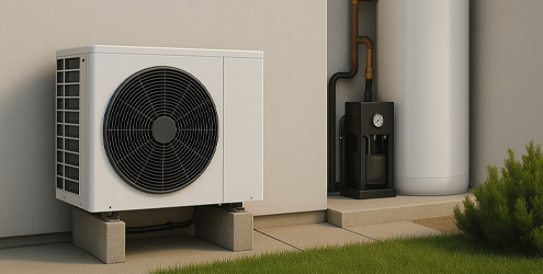 Bild einer Klimaanlagenwartung