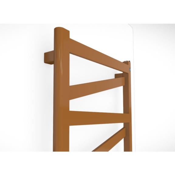 TERMA Vipera Designheizkörper 1230x500 Farbe Soft 3028 Gesamte