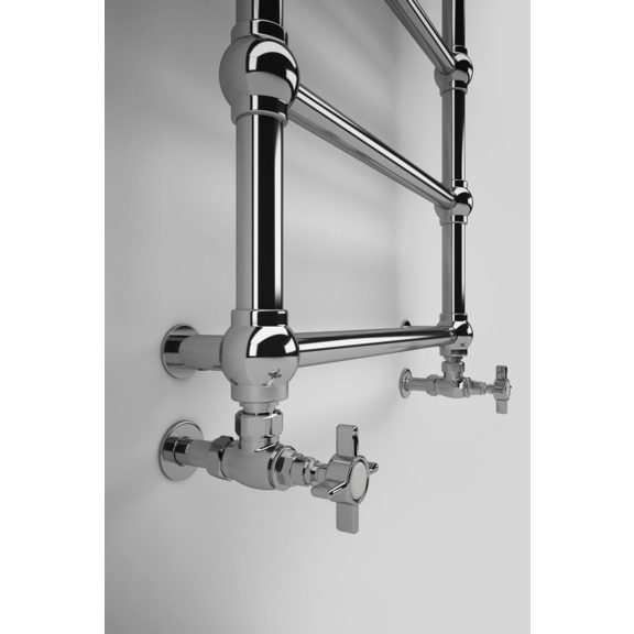 TERMA Retro Designheizkörper 800x504 Chrom Detail