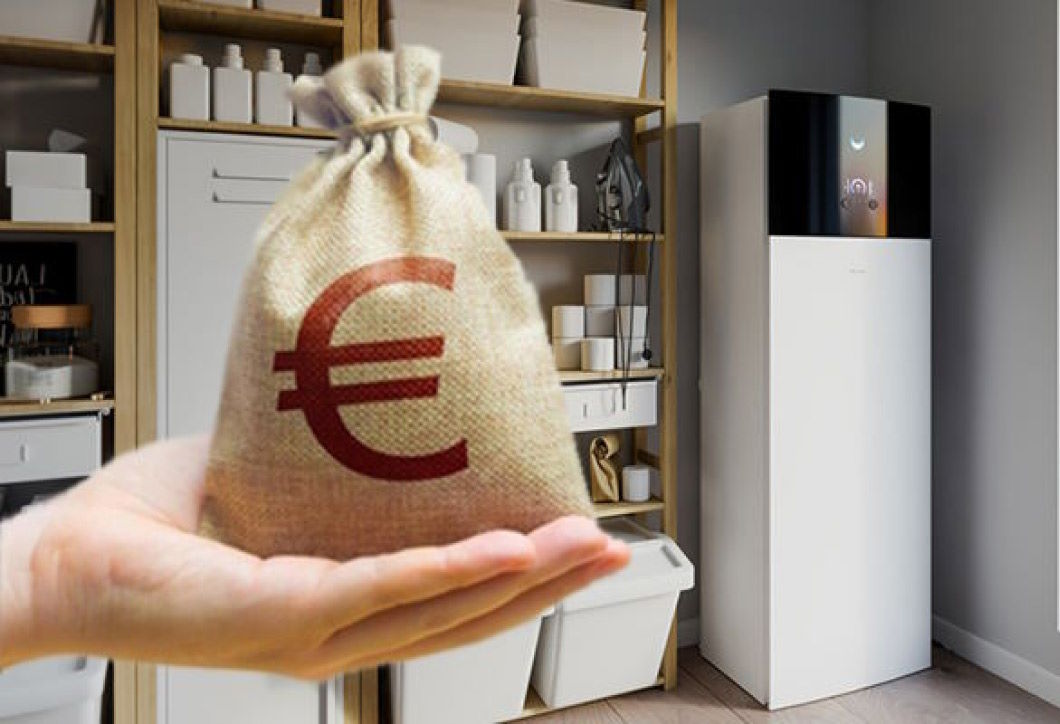 warme pumpen illustration